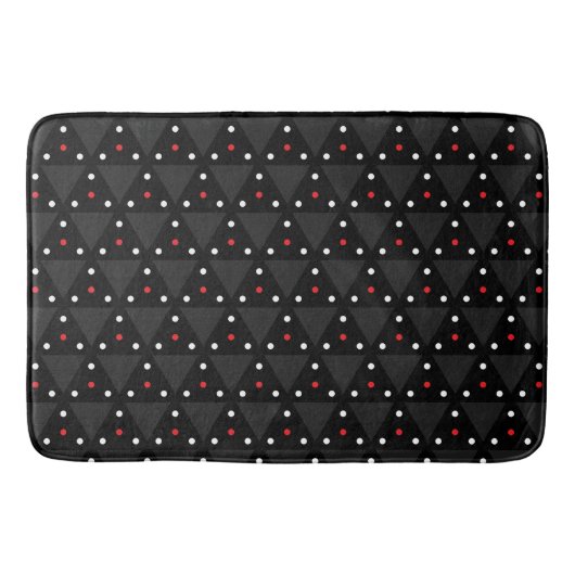 Tapis De Bain Black Triangle UFO Pattern Modern Abstract (Devant)