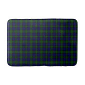 Tapis De Bain Black Watch Tartan bleu vert Plaid (Devant)