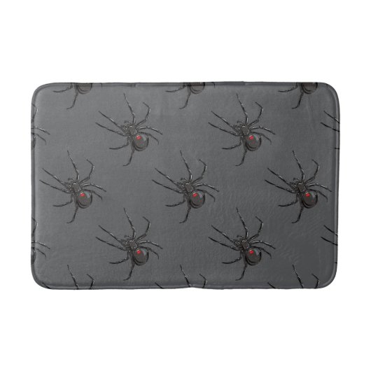 Tapis De Bain Black Widow Spider Dessin original (Devant)