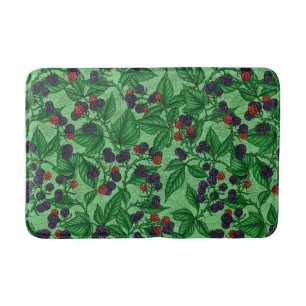 Tapis De Bain Blackberry en vert