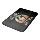 Tapis De Bain Blagues drôles de papa pour hommes dans dad-a-Base (Angle)