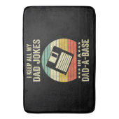 Tapis De Bain Blagues drôles de papa pour hommes dans dad-a-Base (devant Vertical)