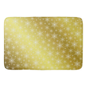 Tapis De Bain blanc, étoile, étoiles, Noël + échantillon, couleu