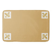 Tapis De Bain Blanc français (Devant)