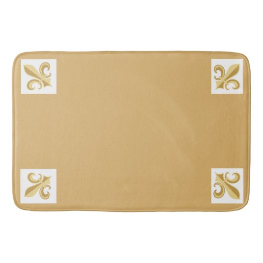 Tapis De Bain Blanc français (Devant)