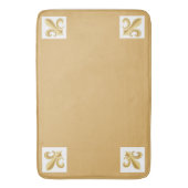 Tapis De Bain Blanc français (devant Vertical)