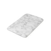 Tapis De Bain Blanc marbre (Angle)