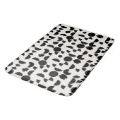 Tapis De Bain Blanc Moderne Elégant Tribal Géométrique (Angle)