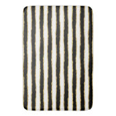 Tapis De Bain Blancs noirs (devant Vertical)