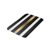 Tapis De Bain Blancs noirs (Angle)