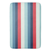 Tapis De Bain Blancs rouges et bleus (devant Vertical)