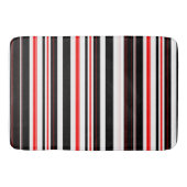Tapis De Bain Blancs rouges et noirs (Devant)