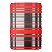 Tapis De Bain Blancs rouges et noirs (devant Vertical)