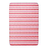 Tapis De Bain Blancs rouges roses d'été (devant Vertical)