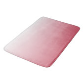 Tapis De Bain Bleu à deux tons foncé rose saumon (Angle)