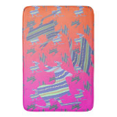 Tapis De Bain Bleu arc-en-ciel Kangaroos (devant Vertical)