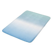 Tapis De Bain Bleu Blanc Ombre Grandes (Angle)