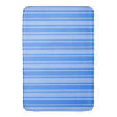 Tapis De Bain Bleu bonbons rayures (devant Vertical)