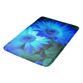 Tapis De Bain Bleu Brillant Mat Bain (Angle)