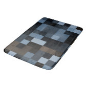 Tapis De Bain bleu, brun, tissu, design, plaid, (Angle)