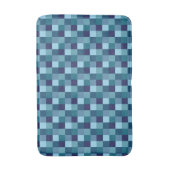 Tapis De Bain Bleu Carré Ocean Water Bath Mat (Devant (Vertical))