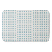 Tapis De Bain Bleu Céleste Nordique Points (Devant)