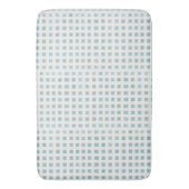 Tapis De Bain Bleu Céleste Nordique Points (devant Vertical)