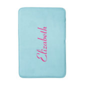 Tapis de bain bleu charmant (Devant (Vertical))