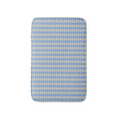 Tapis De Bain Bleu courant Tan de Candystripe (Devant (Vertical))