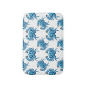 Tapis De Bain Bleu Crabes Bord de mer (Devant (Vertical))