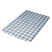 Tapis De Bain Bleu de la Marine En vichy Buffalo Check Plaid (Angle)