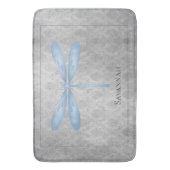 Tapis De Bain Bleu Dragonfly Damas (devant Vertical)