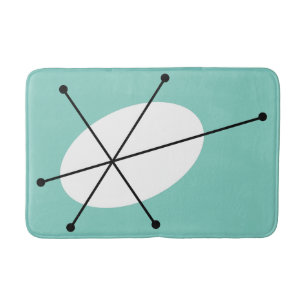 Tapis De Bain Bleu éblouissant