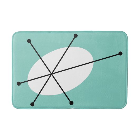 Tapis De Bain Bleu éblouissant (Devant)