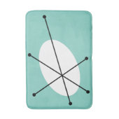 Tapis De Bain Bleu éblouissant (Devant (Vertical))