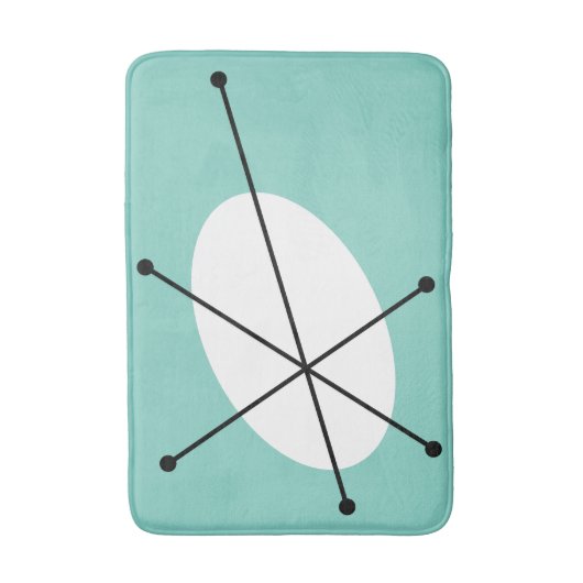 Tapis De Bain Bleu éblouissant (Devant (Vertical))