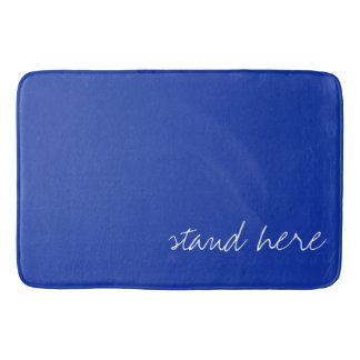 Tapis De Bain Bleu égyptien personnalisé