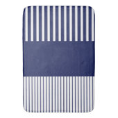 Tapis De Bain Bleu et blanc (devant Vertical)