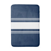 Tapis De Bain Bleu et blanc (Devant (Vertical))