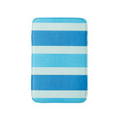 Tapis De Bain Bleu et blanc (Devant (Vertical))