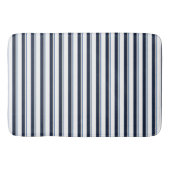 Tapis De Bain Bleu et blanc (Devant)