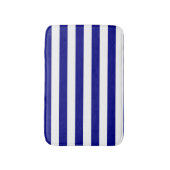 Tapis De Bain Bleu et blanc de la marine (Devant (Vertical))