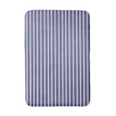 Tapis De Bain Bleu et blanc de la marine (Devant (Vertical))