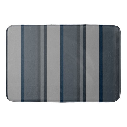 Tapis De Bain Bleu et gris (Devant)