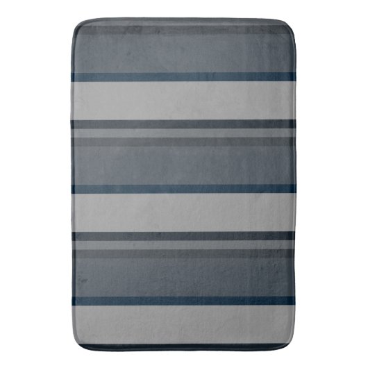 Tapis De Bain Bleu et gris (devant Vertical)