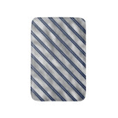 Tapis De Bain Bleu et gris brillant (Devant (Vertical))