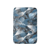 Tapis De Bain Bleu et gris. Résumé. (Devant (Vertical))