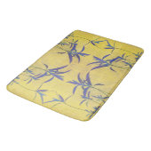Tapis De Bain Bleu et jaune rustique (Angle)
