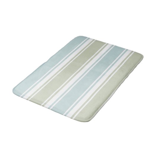 Tapis De Bain Bleu et mer à deux branches (Angle)