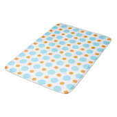 Tapis De Bain Bleu et orange (Angle)